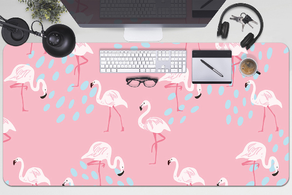 Velká podložka na stůl pro děti Flamingos