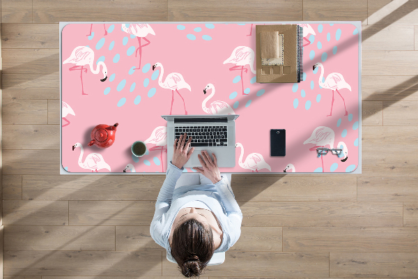 Velká podložka na stůl pro děti Flamingos