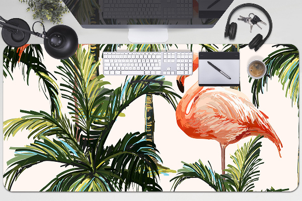 Velká podložka na stůl pro děti Flamingos