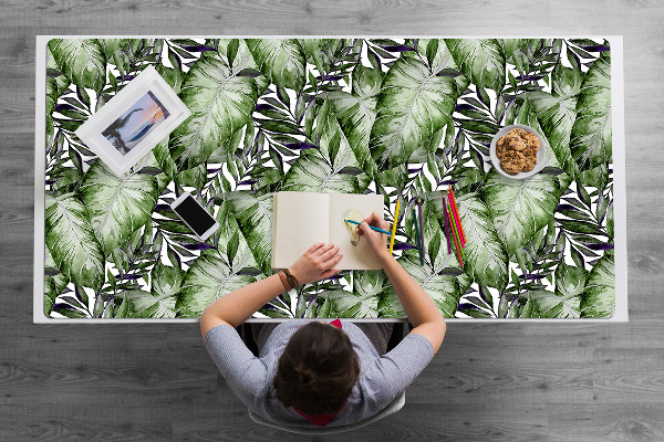 Velká ochranná podložka na stůl List monstera