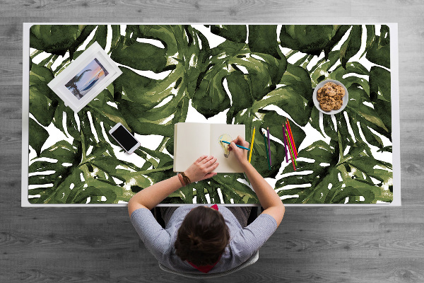 Velká ochranná podložka na stůl List monstera