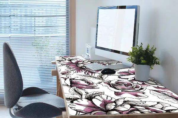 Velká podložka na stůl pro děti Růže