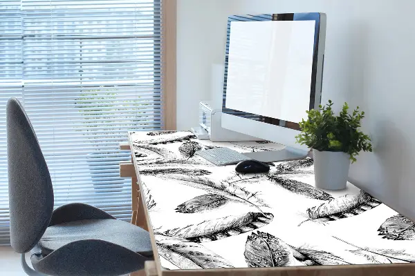 Velká podložka na stůl pro děti Peří