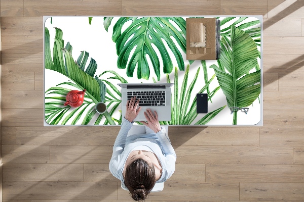 Ochranná podložka na stůl Palma a monstera