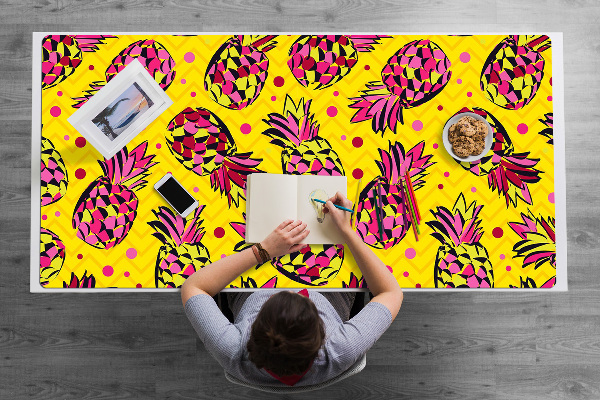 Podložka na psací stůl Růžové ananas