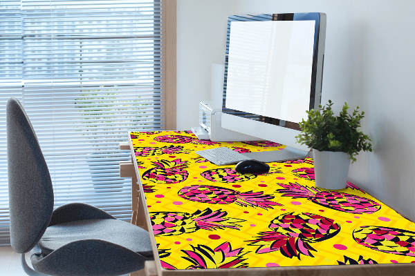 Podložka na psací stůl Růžové ananas