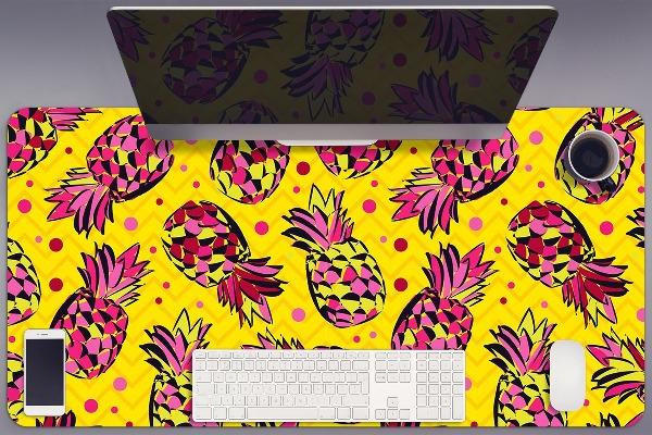 Podložka na psací stůl Růžové ananas