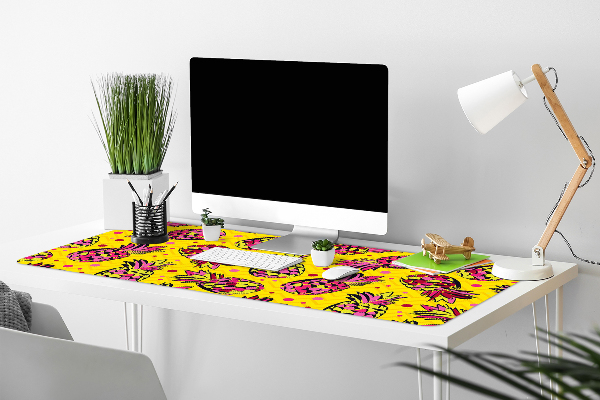 Podložka na psací stůl Růžové ananas