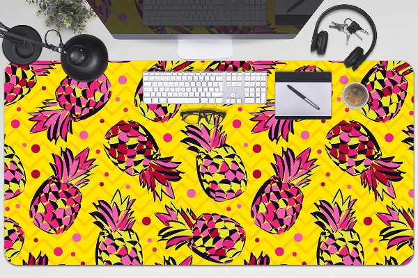 Podložka na psací stůl Růžové ananas