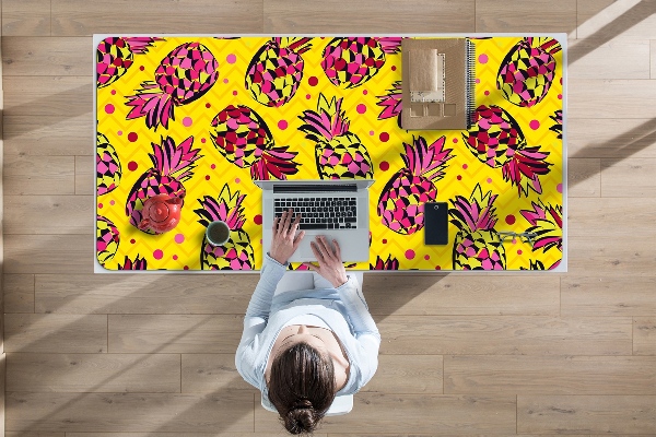Podložka na psací stůl Růžové ananas