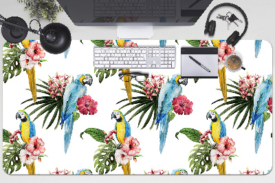 Pracovní podložka s obrázkem Papoušci a květiny