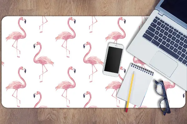Velká podložka na stůl pro děti Flamingos