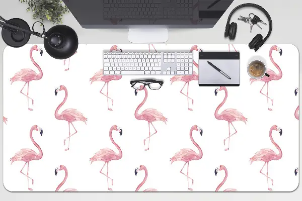 Velká podložka na stůl pro děti Flamingos