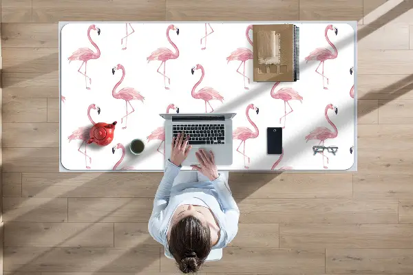Velká podložka na stůl pro děti Flamingos