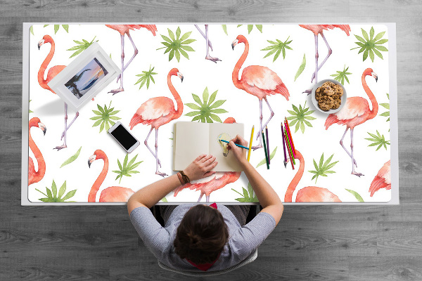 Velká podložka na stůl pro děti Flamingos
