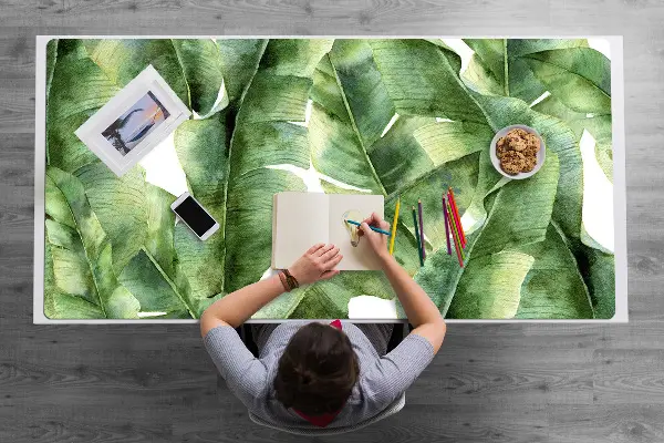 Podložka na psací stůl Palmové písmena