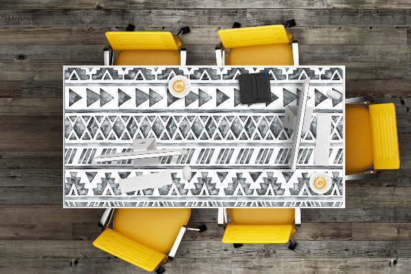 Velká ochranná podložka na stůl Etnické pattern