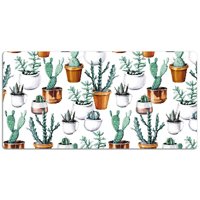 Stolní podložka Kaktusy v květináčích