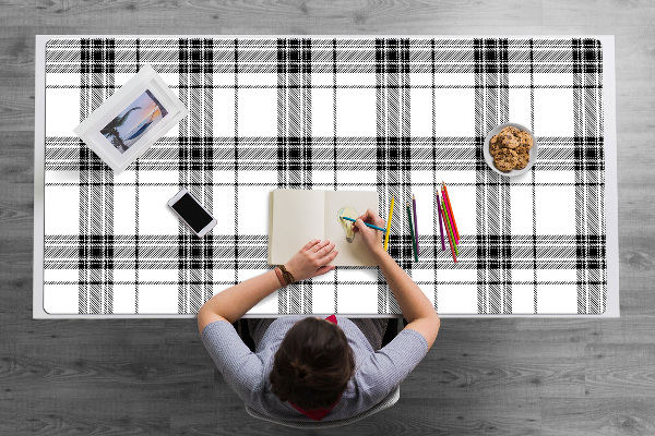 Velká podložka na stůl Plaid pattern
