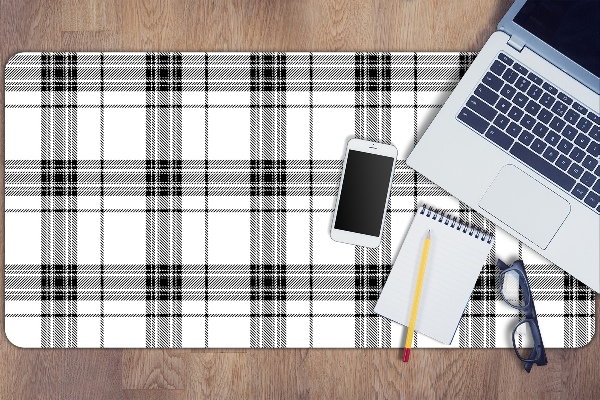Velká podložka na stůl Plaid pattern