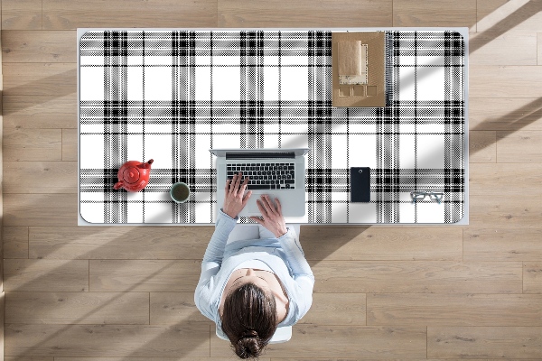 Velká podložka na stůl Plaid pattern