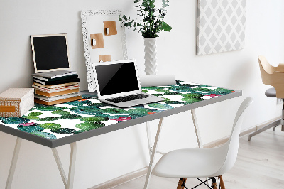 Pracovní podložka na stůl Kaktus s květinami