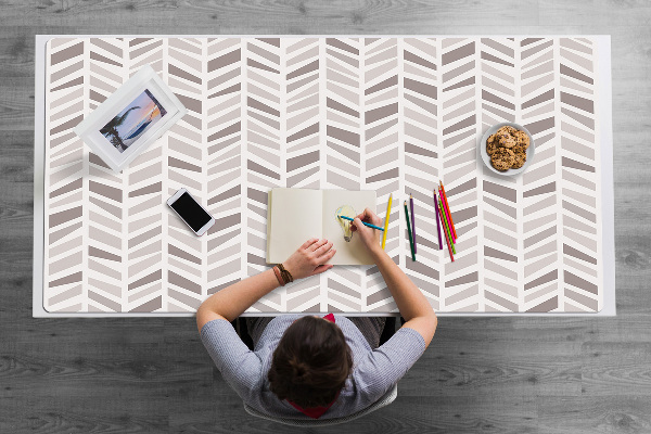 Pracovní podložka na stůl Geometrie herringbone