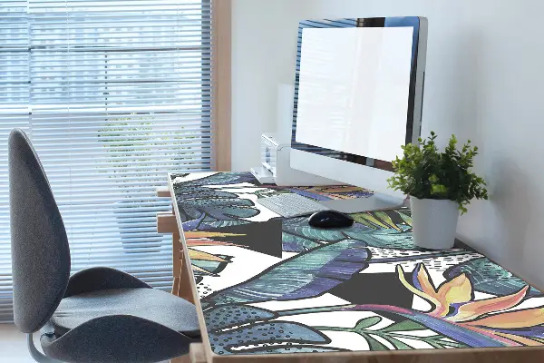 Podložka na psací stůl Palmové písmena
