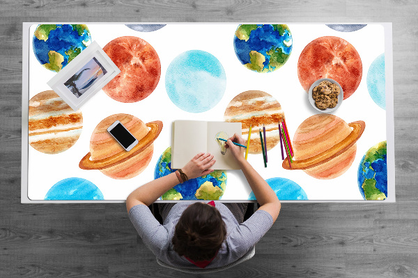 Ochranná podložka na stůl Zbarvená planeta