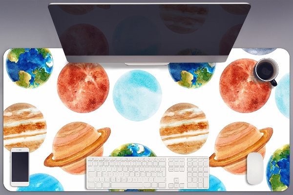 Ochranná podložka na stůl Zbarvená planeta