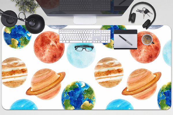 Ochranná podložka na stůl Zbarvená planeta