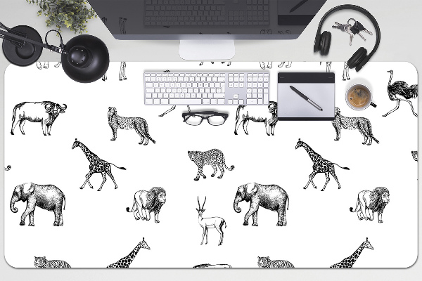 Velká podložka na stůl pro děti Safari
