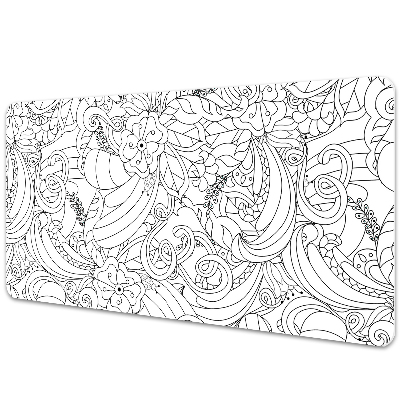 Velká podložka na stůl pro děti Doodle pattern