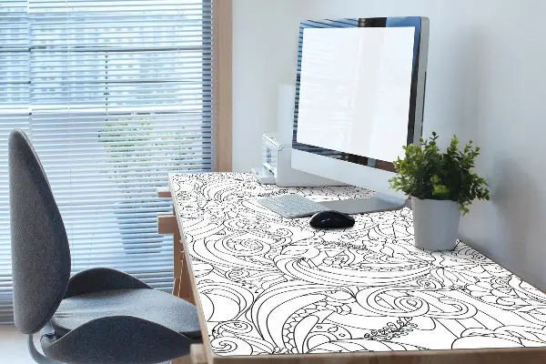 Velká podložka na stůl pro děti Doodle pattern