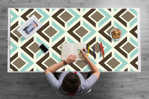 Velká podložka na stůl pro děti Retro pattern