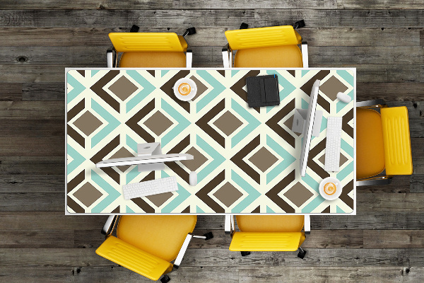 Velká podložka na stůl pro děti Retro pattern