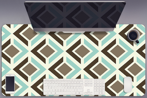 Velká podložka na stůl pro děti Retro pattern