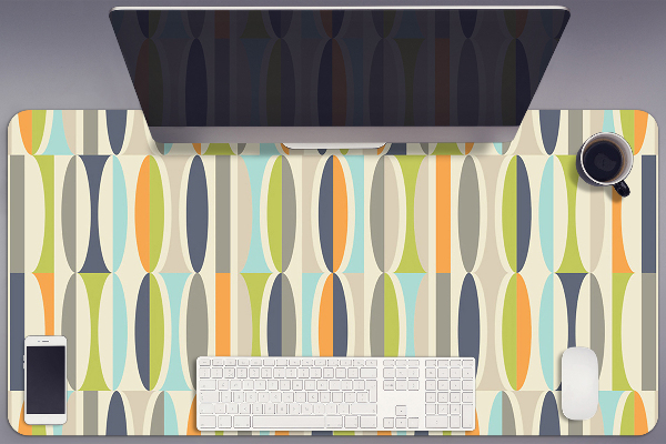 Velká podložka na stůl pro děti Retro pattern