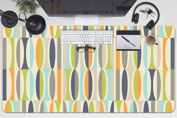 Velká podložka na stůl pro děti Retro pattern