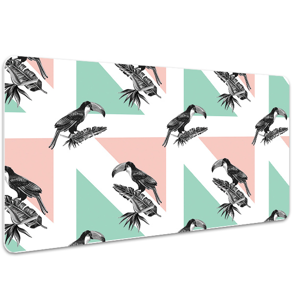 Pracovní podložka na stůl Toucan s trojúhelníky