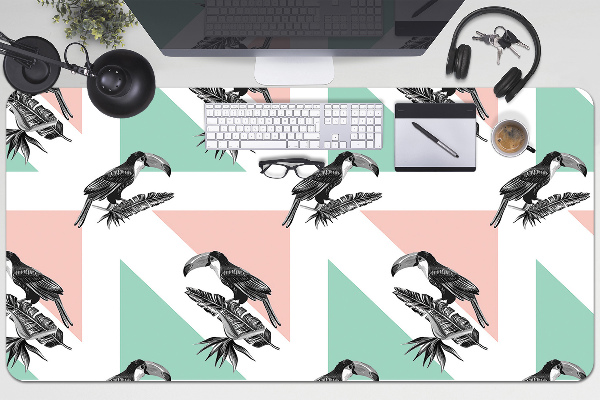 Pracovní podložka na stůl Toucan s trojúhelníky