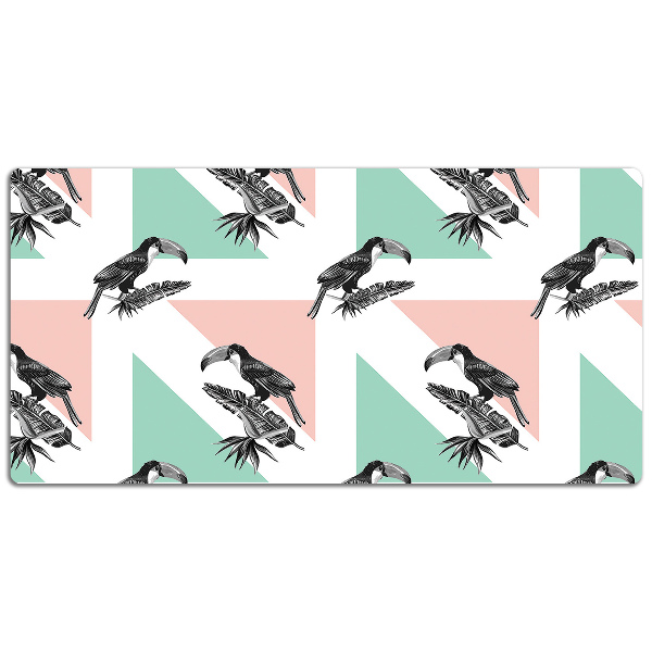 Pracovní podložka na stůl Toucan s trojúhelníky