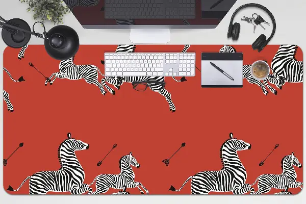 Velká podložka na stůl pro děti Zebra