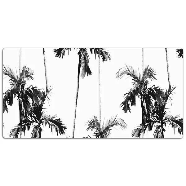 Pracovní podložka na stůl Černá and bílý palm