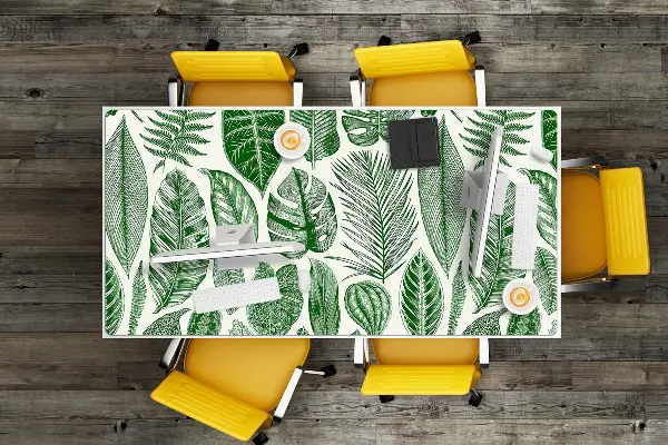 Podložka na psací stůl Palmové písmena