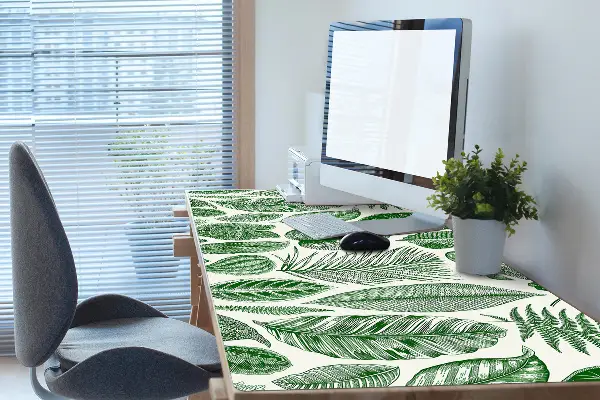 Podložka na psací stůl Palmové písmena