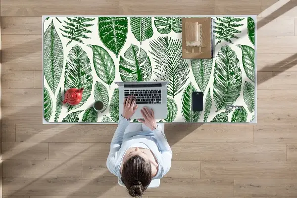 Podložka na psací stůl Palmové písmena