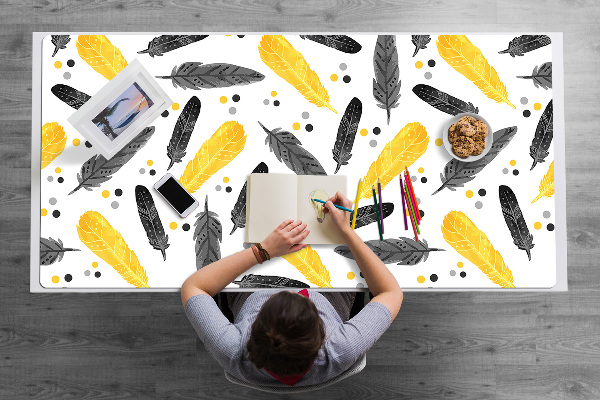 Pracovní podložka na stůl Černá gold pen