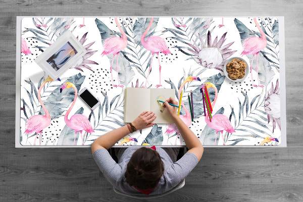 Velká podložka na stůl pro děti Flamingos