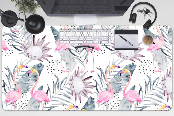 Velká podložka na stůl pro děti Flamingos